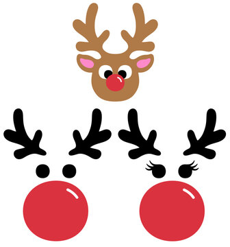 rudolph the nose reindeer family 