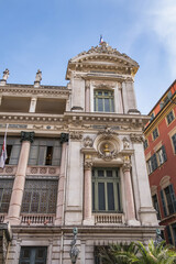 Fototapeta premium Opera de Nice (Nice Opera House). The current opera house was built in 1882 and inaugurated under the name of Municipal Theater. Nice, French Riviera, France.