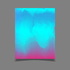 Colorful gradient texture poster design for wallpaper, flyer, brochure cover, typography or other printing products. 