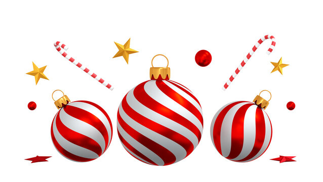 Pictures for decorations for christmas and happy new year. PNG format