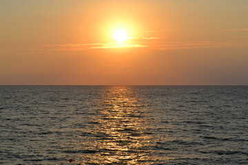 Obraz premium sunset over the sea