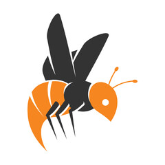honey Bee animals logo vector Icon Illustration Brand Identity