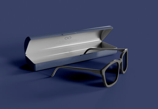 Eyeglass Case Mockup