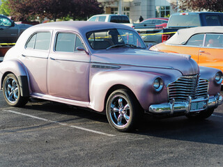 Fototapeta na wymiar Light Purple Classic Buick