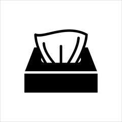 tissue box icon, vector illustration