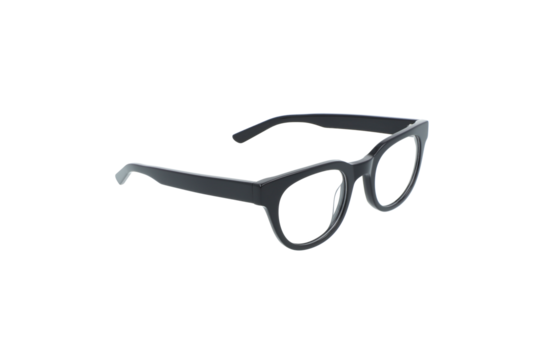 glasses on white background