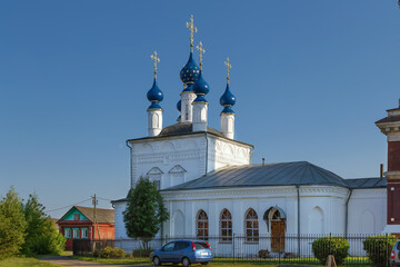 Fototapeta na wymiar Church of the Intercession of the Holy Mother of God in Yuryev-Polsky, Russia