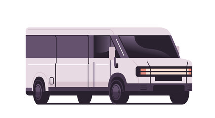 electric bus minivan electrified transportation e-motion EV management sustainable transport concept