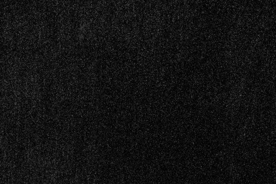 Velour Black Texture.Black Velour Background.Velour Fabric With A Fine Fleece.