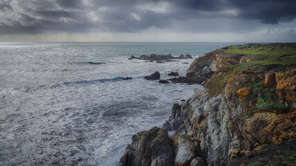 Seaside cliff in northern California