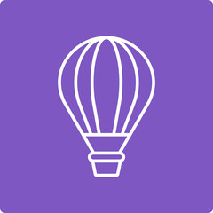 Obraz premium Hot Air Balloon Icon