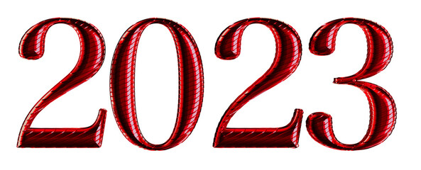 New Year 2023 Creative Design Concept - 3D Rendered Image