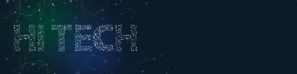 Technology connection digital data concept.