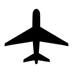 Shopping transportation or delivery or  plane simple isolated icon for apps and websites