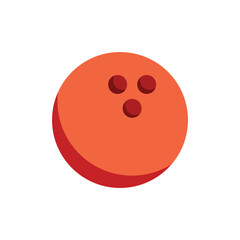 Fototapeta premium bowling ball icon design vector template