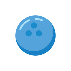 bowling ball icon design vector template