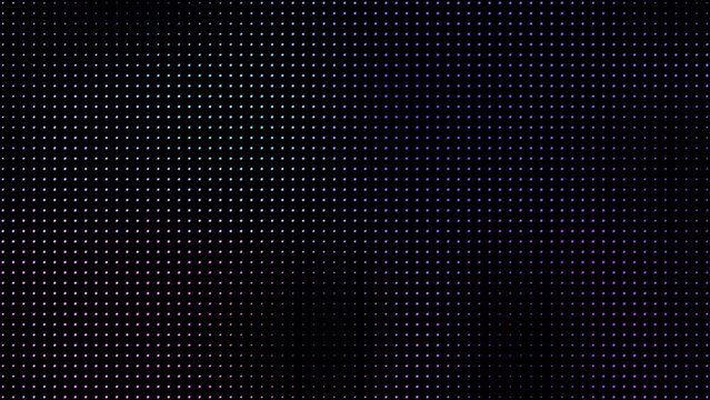 Animated abstract technology dark background. glowing random dots and grid. data, hi-tech concept. virtual space. Looped stock animation motion graphics design. footage for backdrop, wallpaper