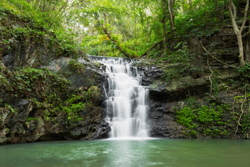 Ton Rak Sai Waterfall is in Namtok Sam Lan National Park ,Saraburi Thailand.
