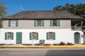 Obraz premium The Oldest House from 1727-St. Augustine, Florida, USA