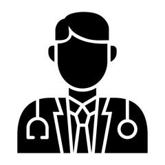 Doctor Glyph Icon