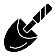 Trowel Glyph Icon