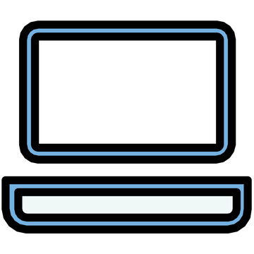 Laptop Colored Line Icon