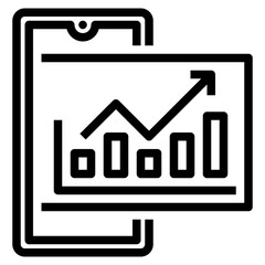 stock market line icon