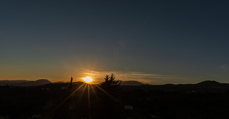 Spectacular photographs of sunsets in Molise, Italy