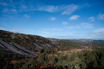 view of the mountains