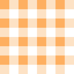 Seamless plaid fabric orange  For shirts, blankets, tablecloths, covers or other fashion items. Daily life and home textile printing