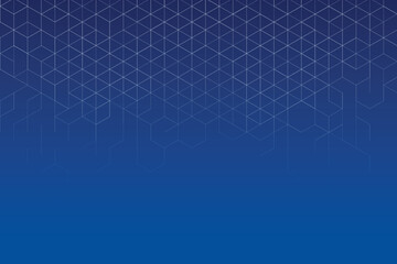 Fototapeta premium Hexgon Shape Line Background