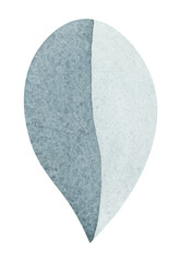 Eucalyptus leaf in watercolor. Botanical watercolor illustration. For botanical design, wedding design, postcards.