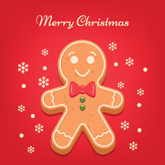 Merry Christmas, sweet gingerbread man
