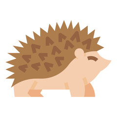 hedgehog flat icon