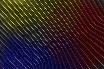 Obraz premium Rainbow abstract art fractal background
