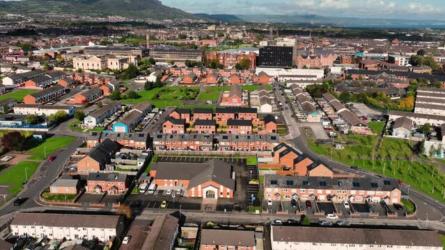 Aerial Video of The Living Hope Church Belfast City Northern Ireland