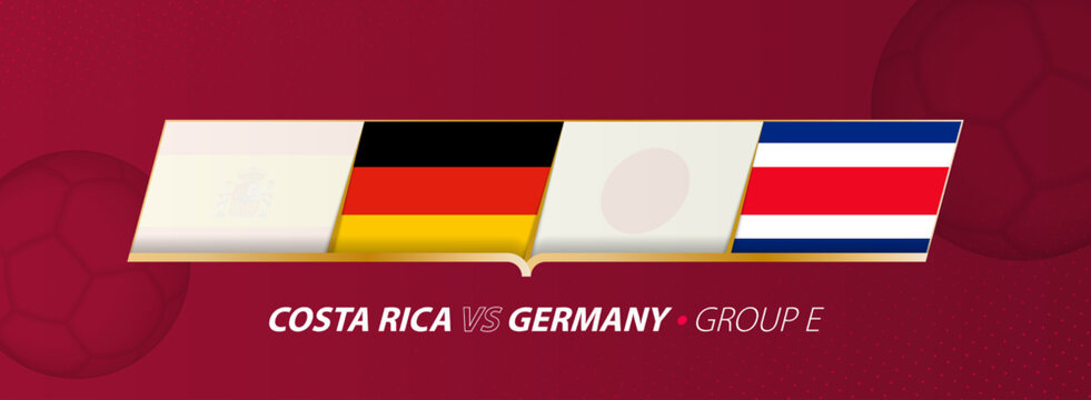 Costa Rica - Germany football match illustration in group A.