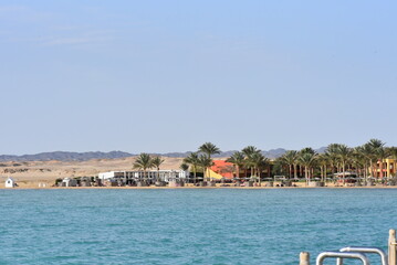 Fototapeta premium view of the sea from the sea