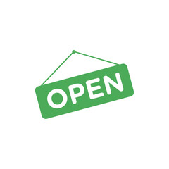 Open Sign for Store Icon Template