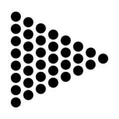 Black arrow. Simple vector ilustration.