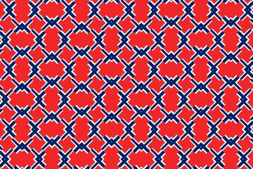 Fototapeta premium Geometric pattern in the colors of the national flag of Norway. The colors of Norway.