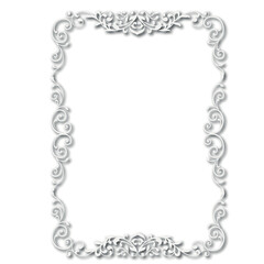 Frame, in the style of an ornament, Vector illustration eps 10, Art.	
