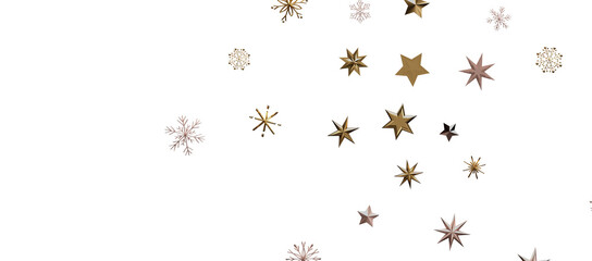 The winter background, falling snowflakes