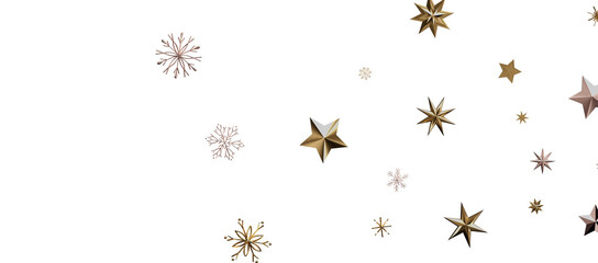 Winter christmas sky with falling snow