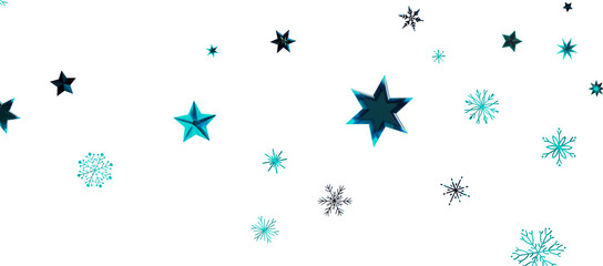 Falling snow at night. Bokeh lights