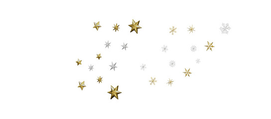 stars and snowflakes