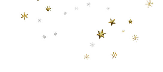 Obraz na płótnie Canvas stars and snowflakes