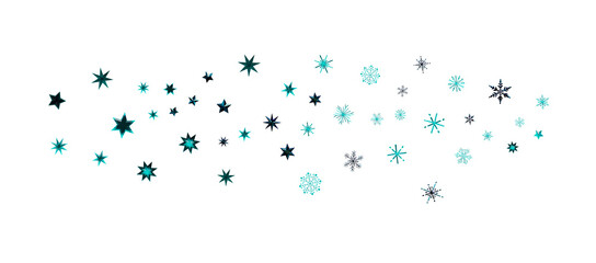 Christmas background design of snowflake and snow falling in the winter 3d illustration