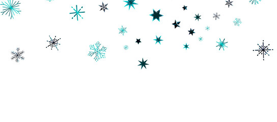 stars and snowflakes