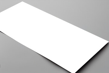 Blank brochure template for presentation layout and design. Flyer mockup for booklet and advertising